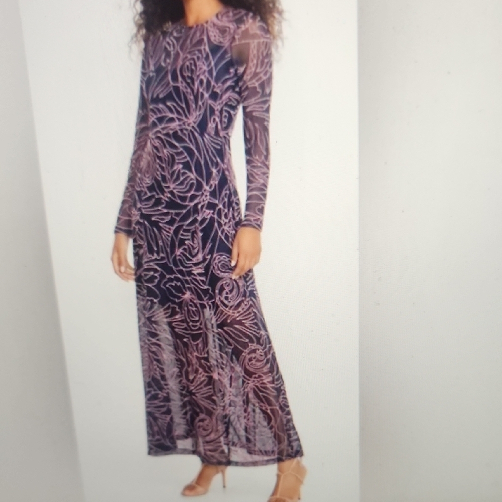 Johnny Was Summer Panel Maxi Dress Size L